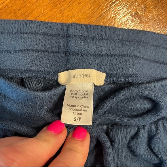 Eberjey Cozy Time navy pajama lounge pants super soft size small - Picture 2 of 7